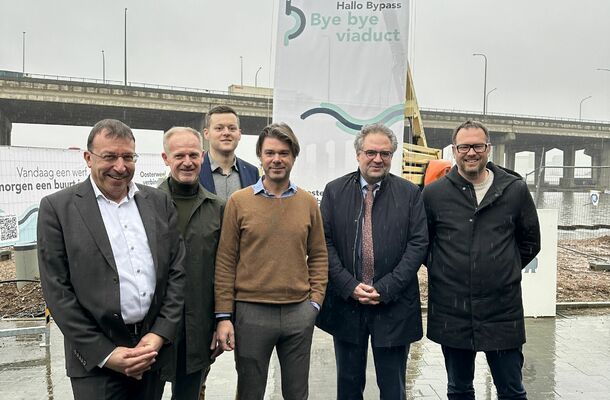Aannemerscombinatie TM ROCO start met bouw bypass Oosterweel