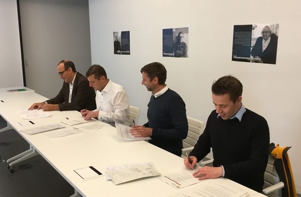 Startsein PPS-project Asperre met plechtige ondertekening Igemo en Willemen